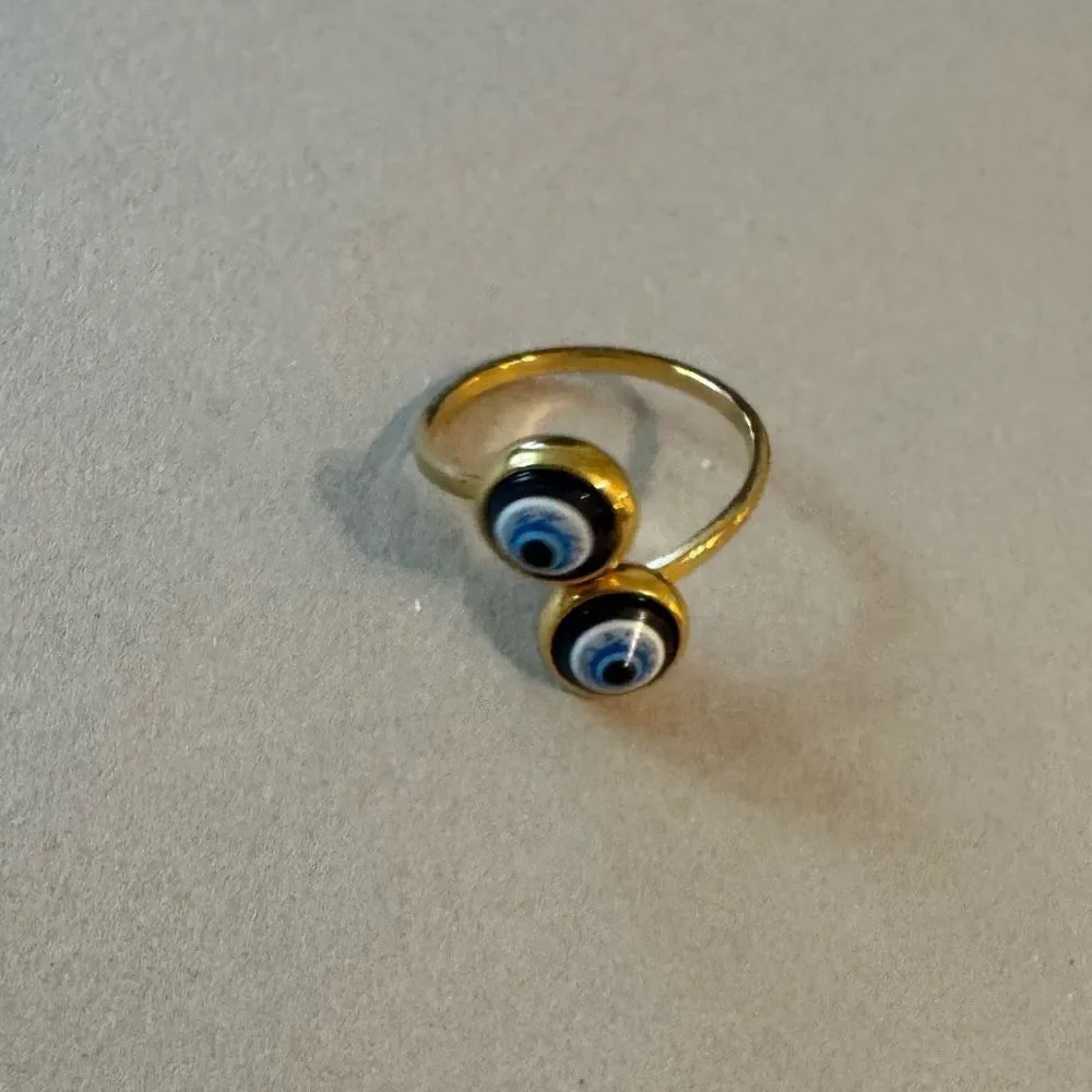 Gold Evil Eye Ring A1525